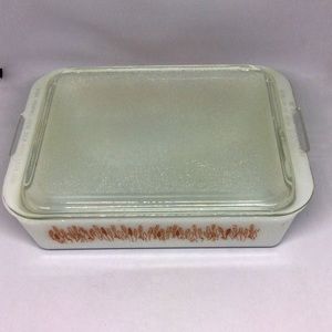 Vintage Mid Century Proctor Silex Casserole Dis w/Lid 10.25x7.5in